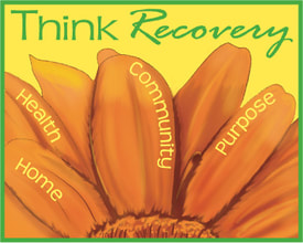 Graphic that says Think Recovery
